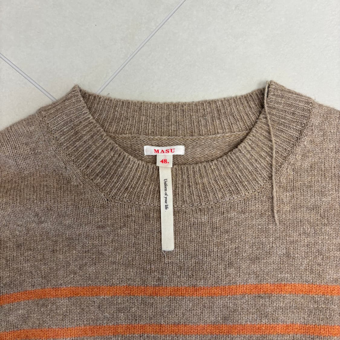 마수 버튼 니트 상품이미지3