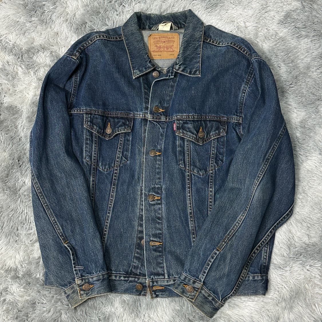 리바이스 멕시코 빈티지 트러커 청자켓 L 상품이미지1