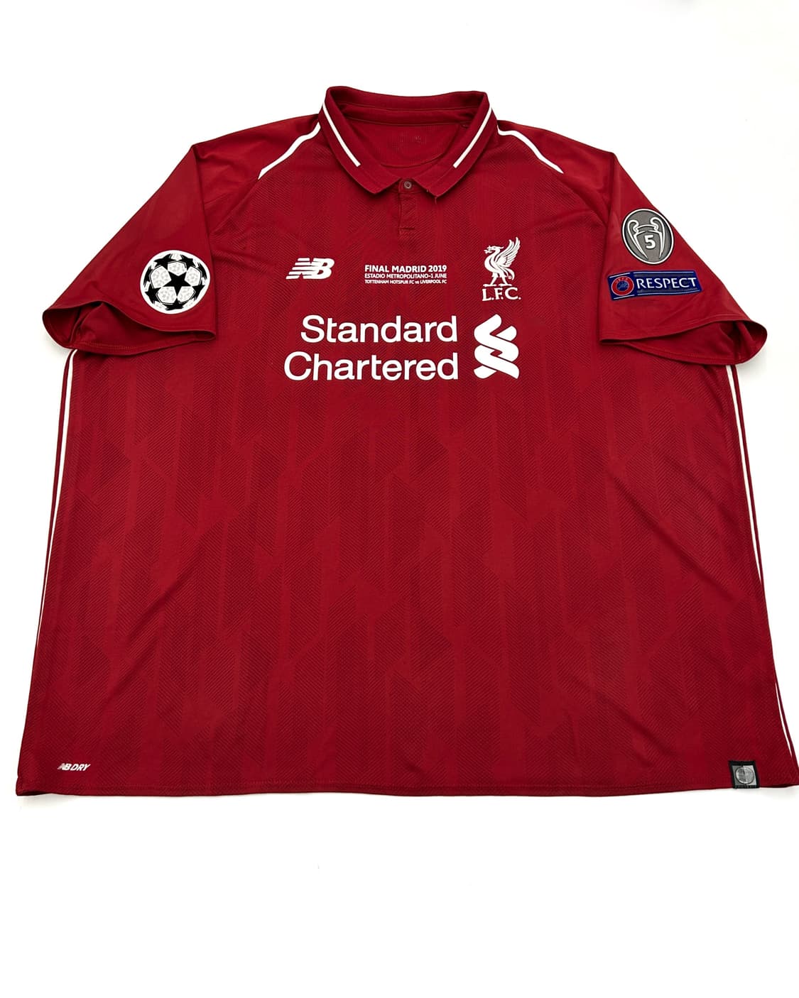 뉴발란스 18-19 리버풀 홈 챔스 파이널킷 모하메드 살라 상품이미지3