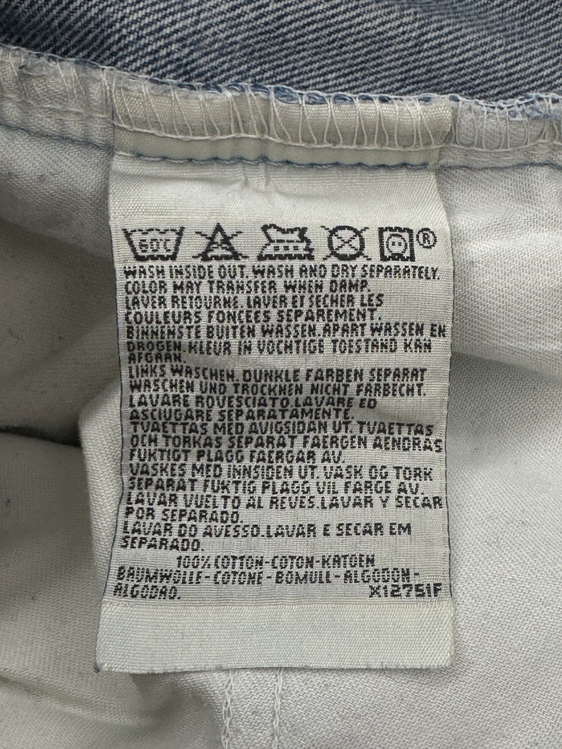 1998' Levi's 615 데님 팬츠 38x32 상품이미지7