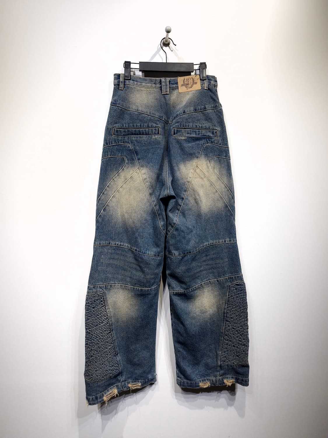 블라인드노플랜 디스트레스트 데미지 데님팬츠 상품이미지5