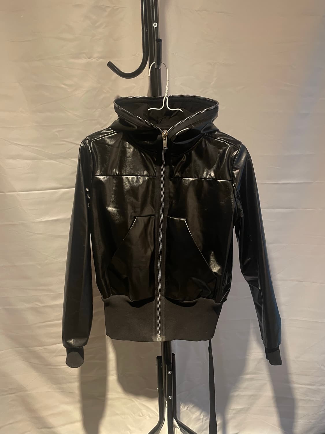 릭오웬스 코팅 김프 후드집업 상품이미지1