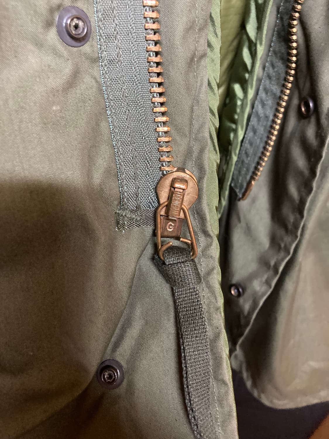 m65 피쉬테일 파카 OG 데드스탁급상태 상품이미지9