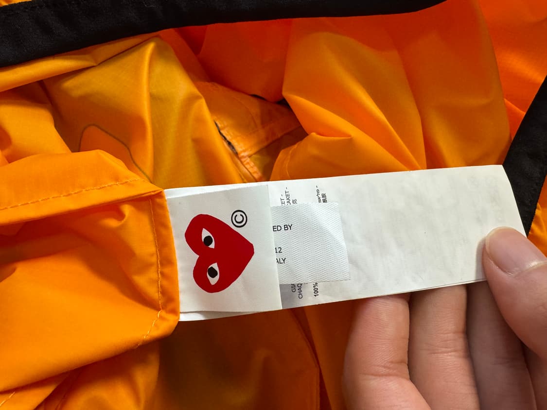 [새상품급] 꼼데가르송 바람막이 집업 xs 무료배송 상품이미지8