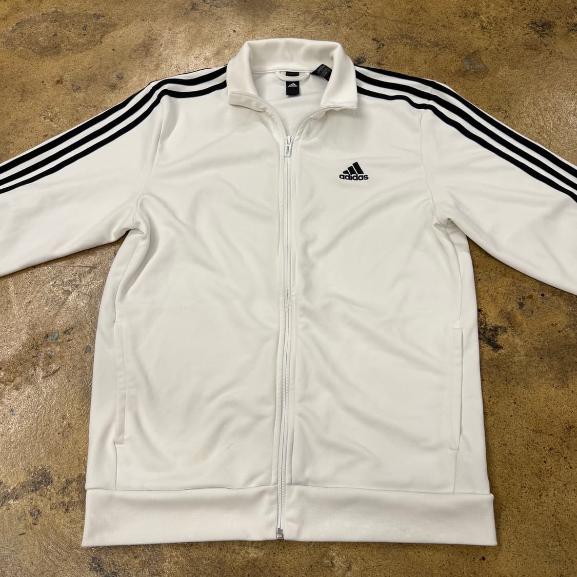 아디다스 흰검 화이트 블랙 져지 트랙탑  상품이미지3
