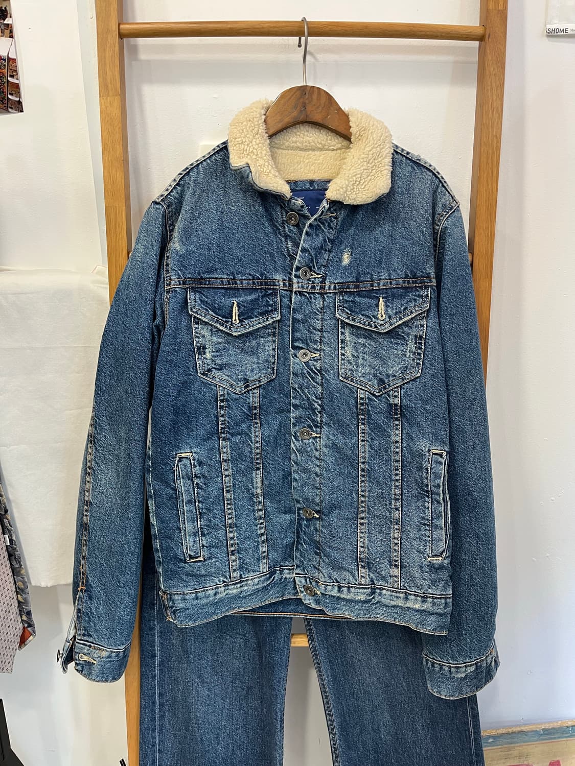 ZARA MAN 겨울용 양털 청자켓 (M사이즈) 상품이미지1