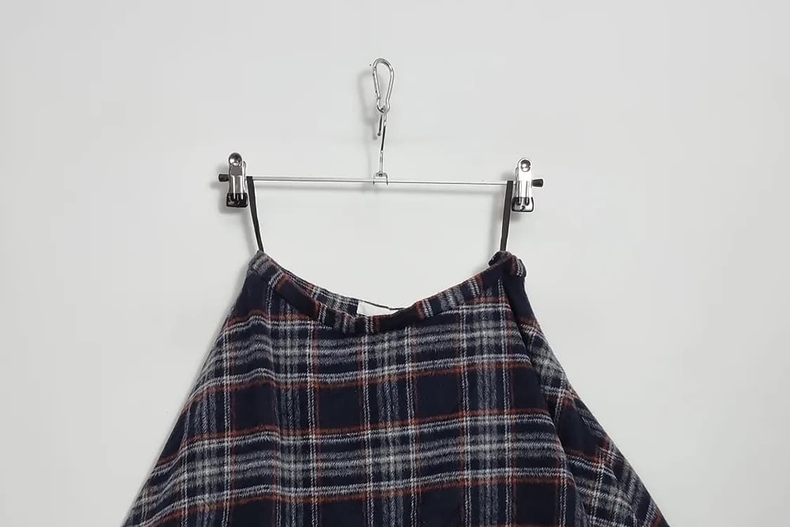 인덱스 레트로 체크 미니스커트  상품이미지3