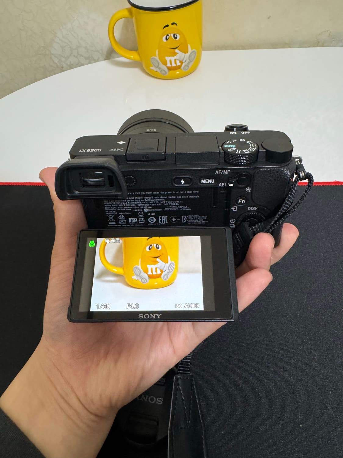 [민트급] 소니 a6300바디 / SEL35F18렌즈 상품이미지4