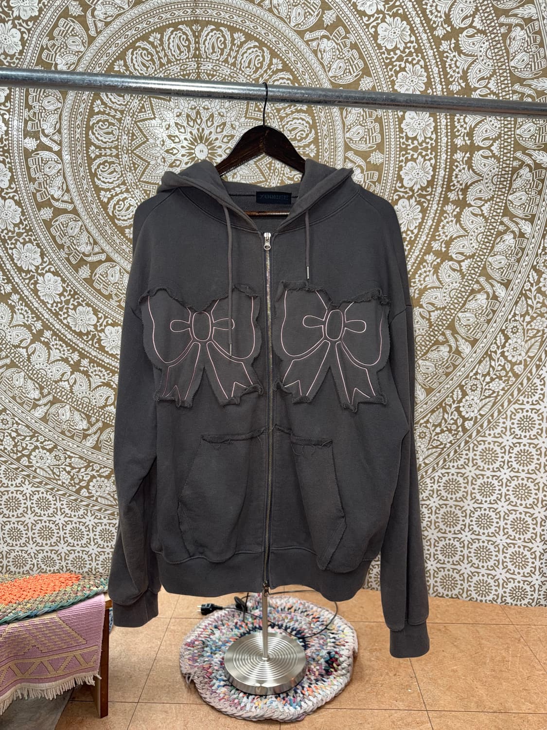 YOUHEE 유희 리본 투웨이 후드집업  상품이미지3