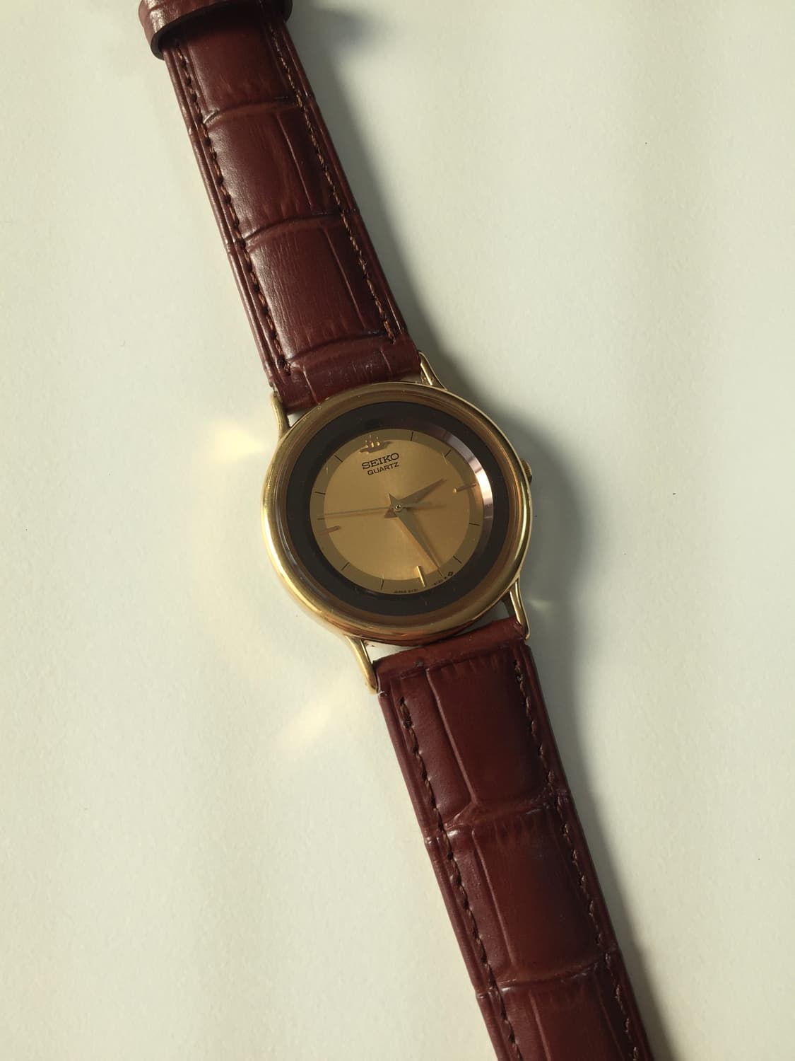 90s seiko gold-black combi quartz 상품이미지8