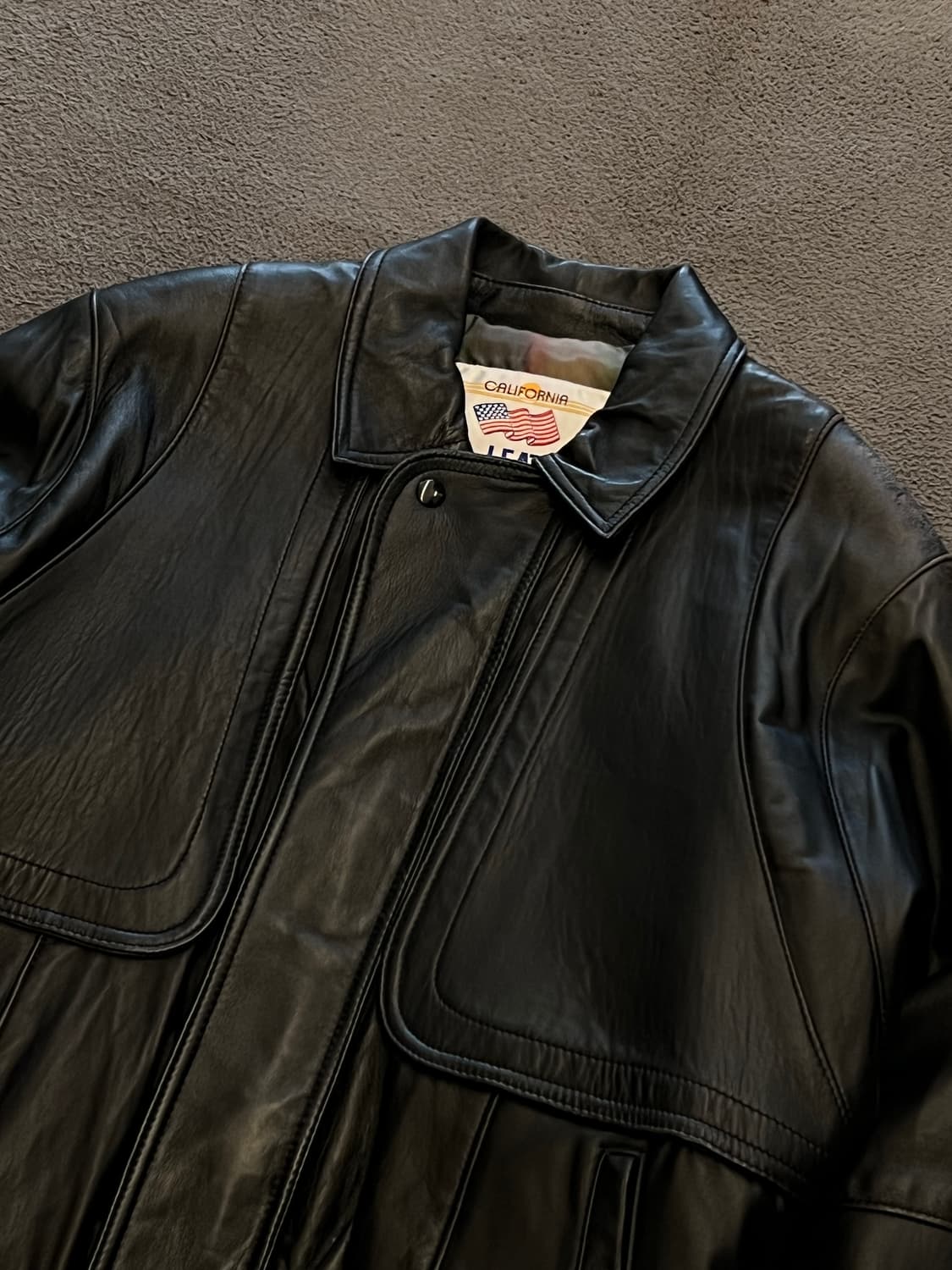 LA 레더 USA 빈티지 천연가죽 자켓 처분  상품이미지2
