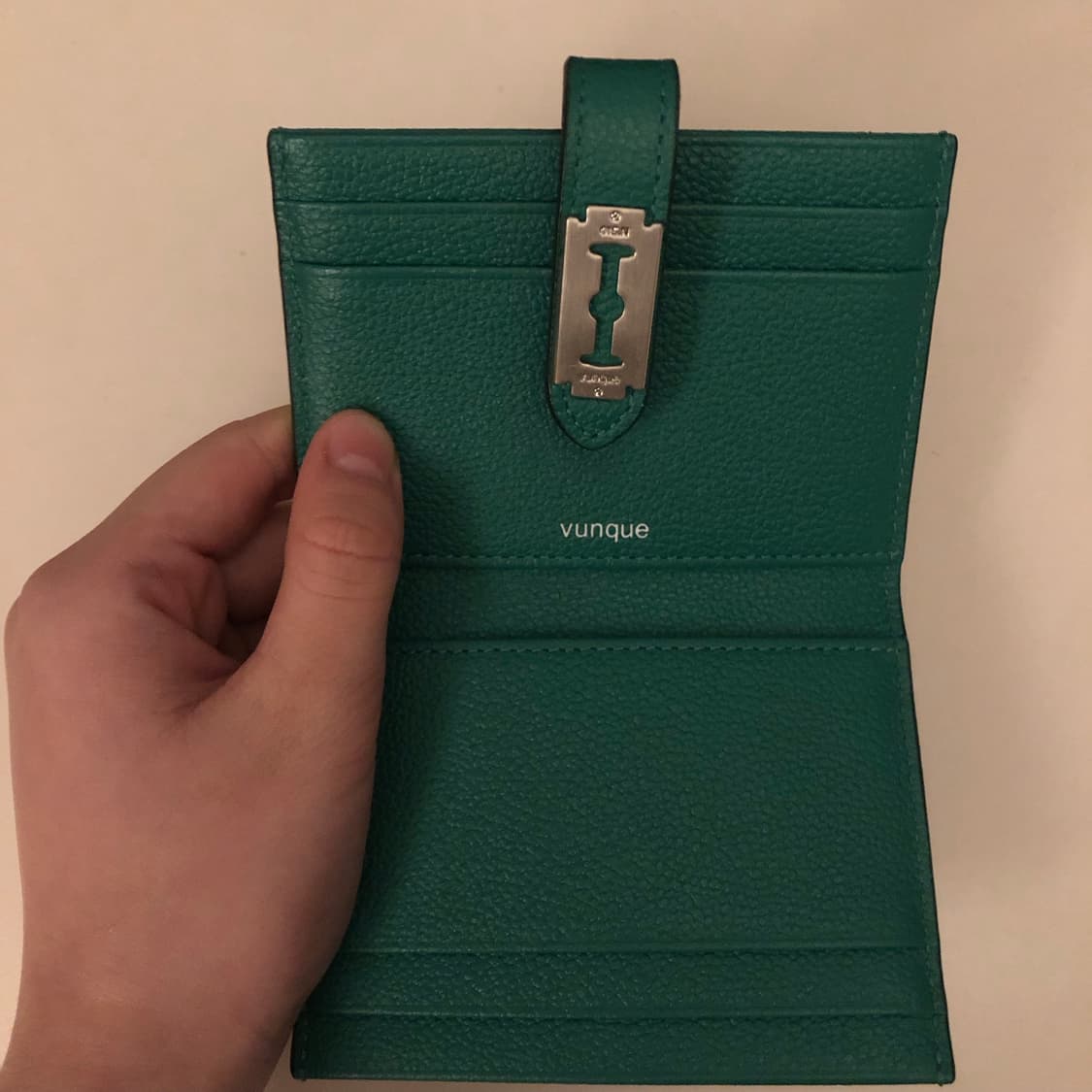 분크 맥파이 카드지갑 green 상품이미지4