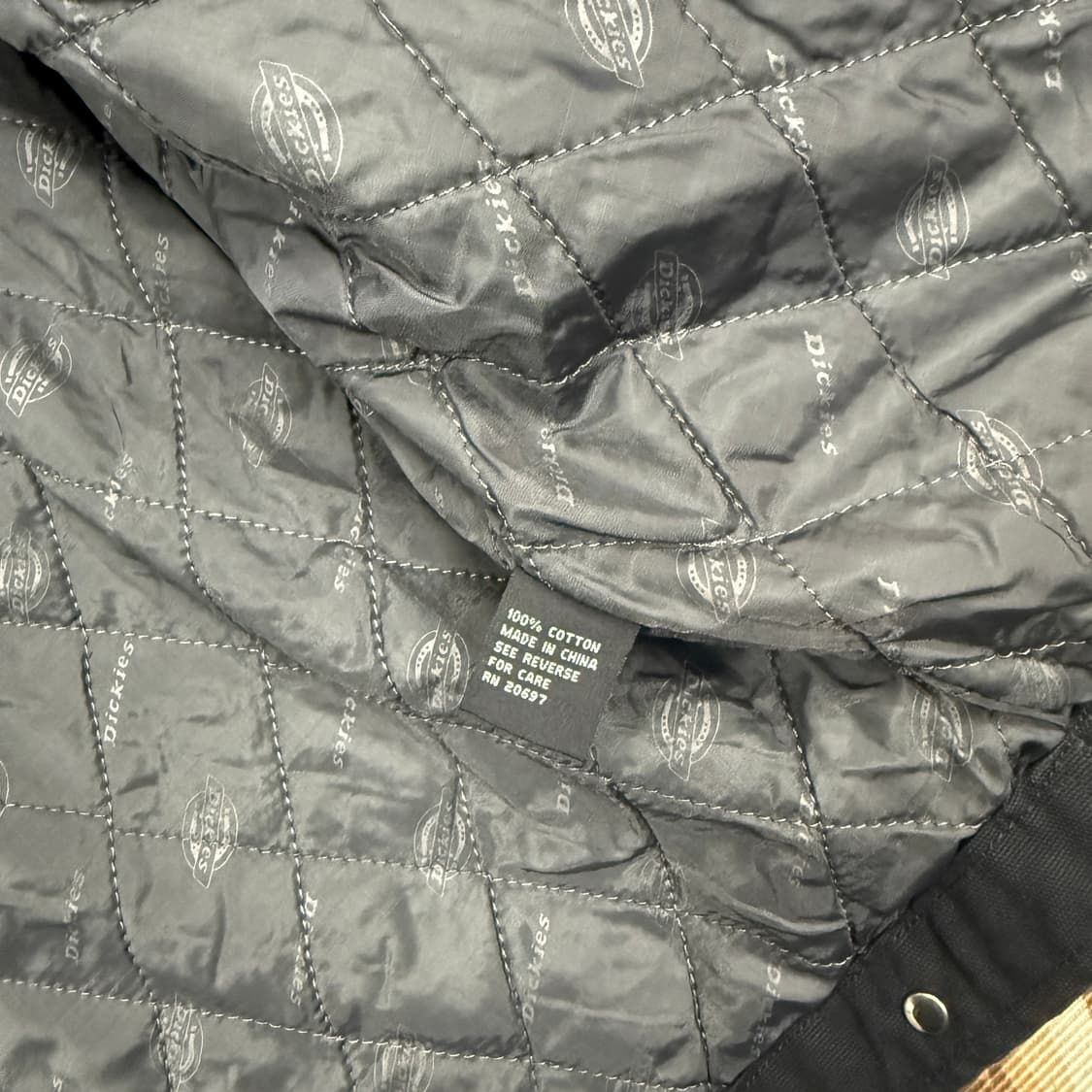 (M)디키즈 Dickies 코튼 후드 워크자켓(블랙) 상품이미지4