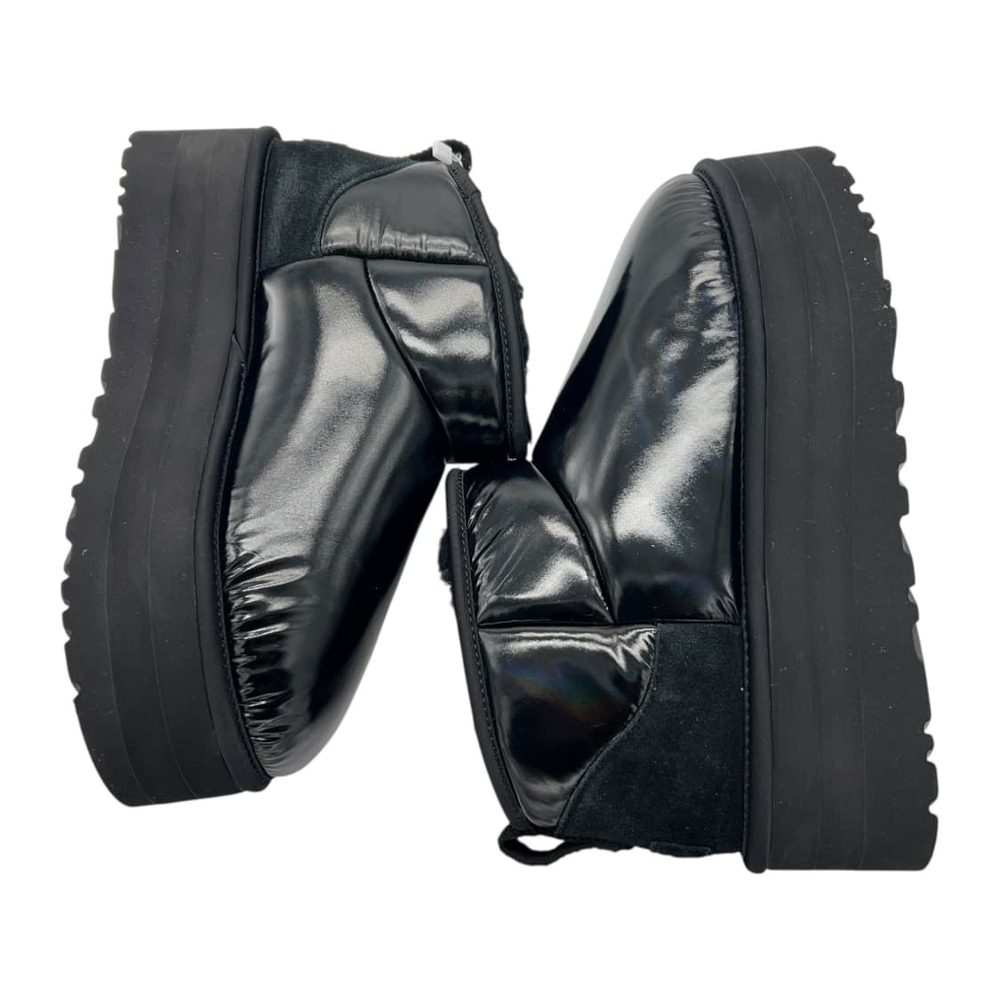 240 W 어그 울트라 미니 플랫폼 하이 샤인 블랙 상품이미지3