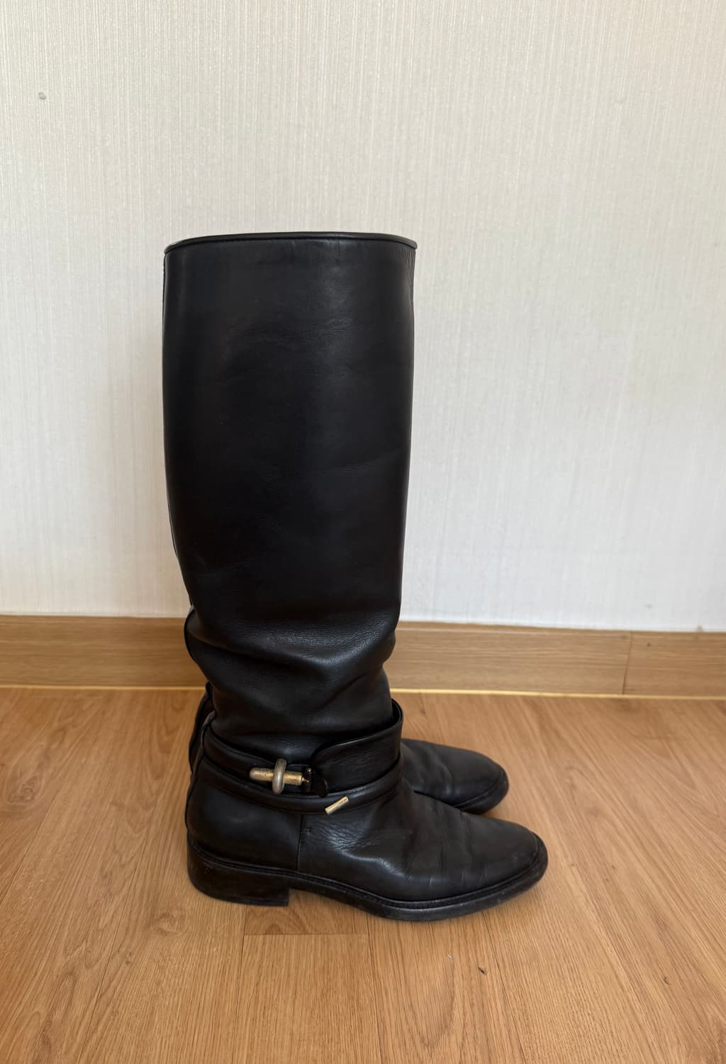 발렌시아가 블랙 롱부츠 38 1/2 상품이미지1