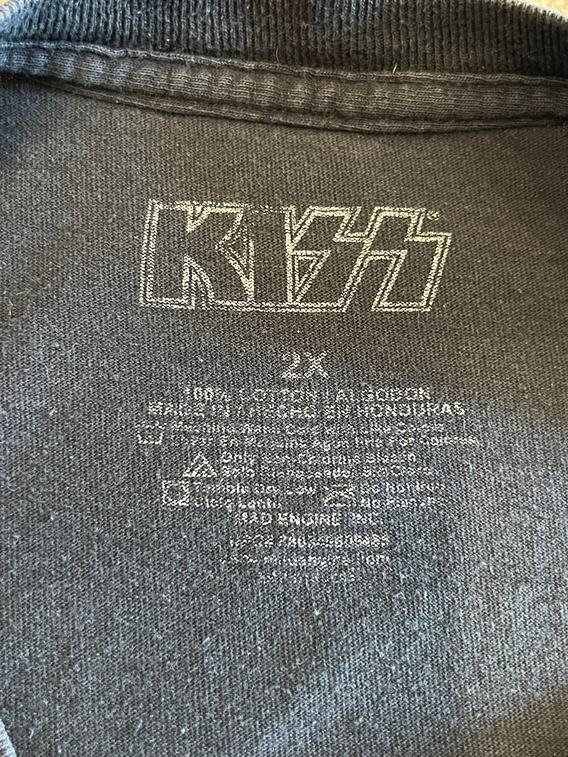 [2XL] KISS 머천다이즈 진 시몬스 그래픽 밴드 티셔츠 상품이미지5