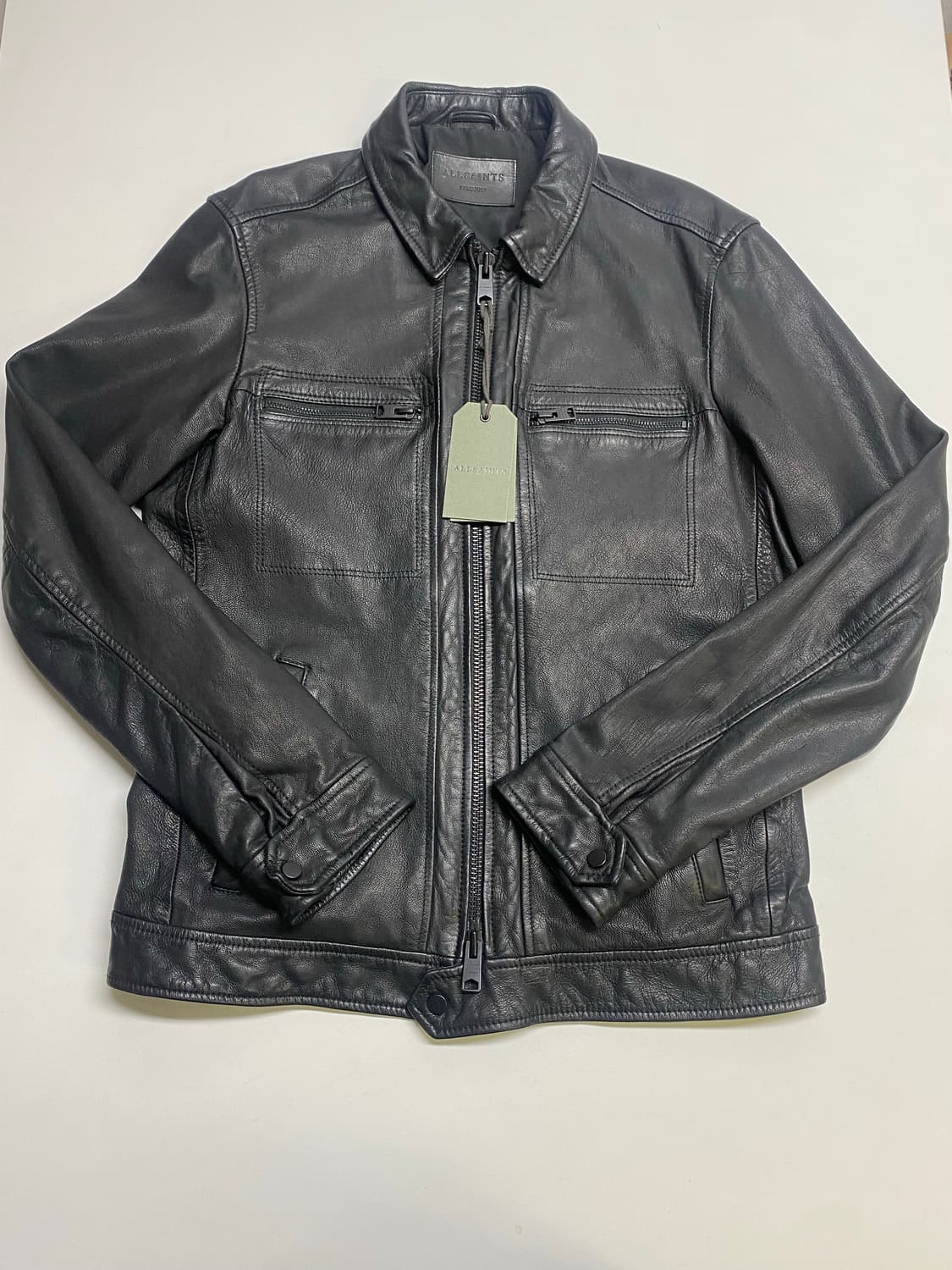 [M] 올세인츠 라크 레더 자켓 상품이미지4