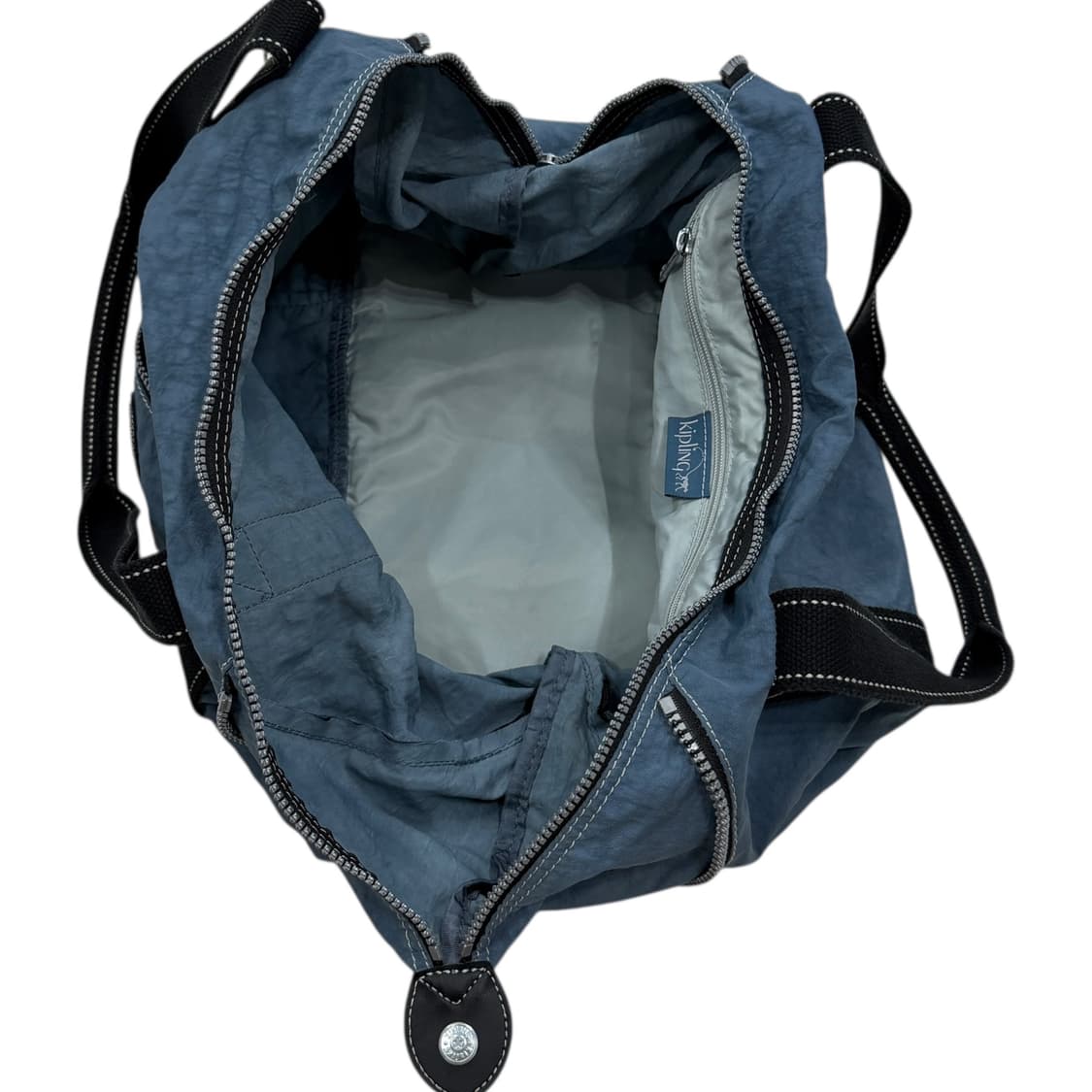 키플링 빈티지 Y2K 소라색 블루 빅 숄더백 토트백 가방 상품이미지4