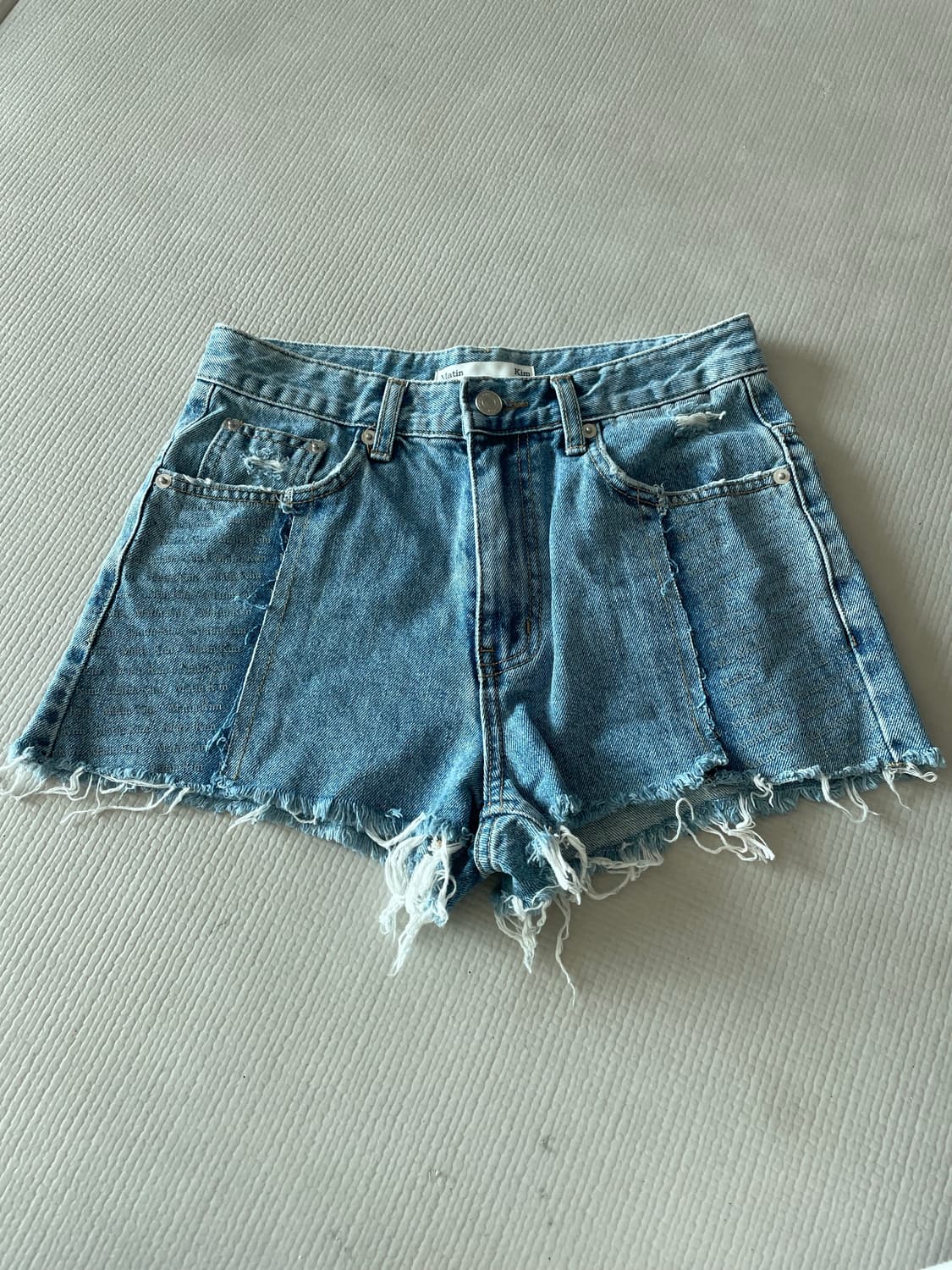 마뗑킴 데님 쇼츠 반바지 상품이미지1