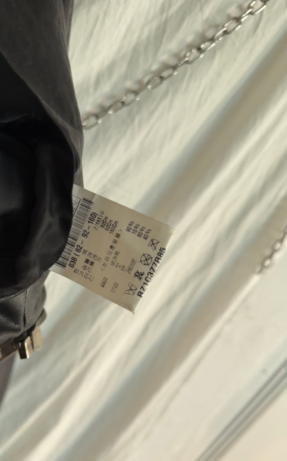 릭오웬스 11FW 드레이프 하이넥 사선 크롭 라이더자켓 상품이미지3