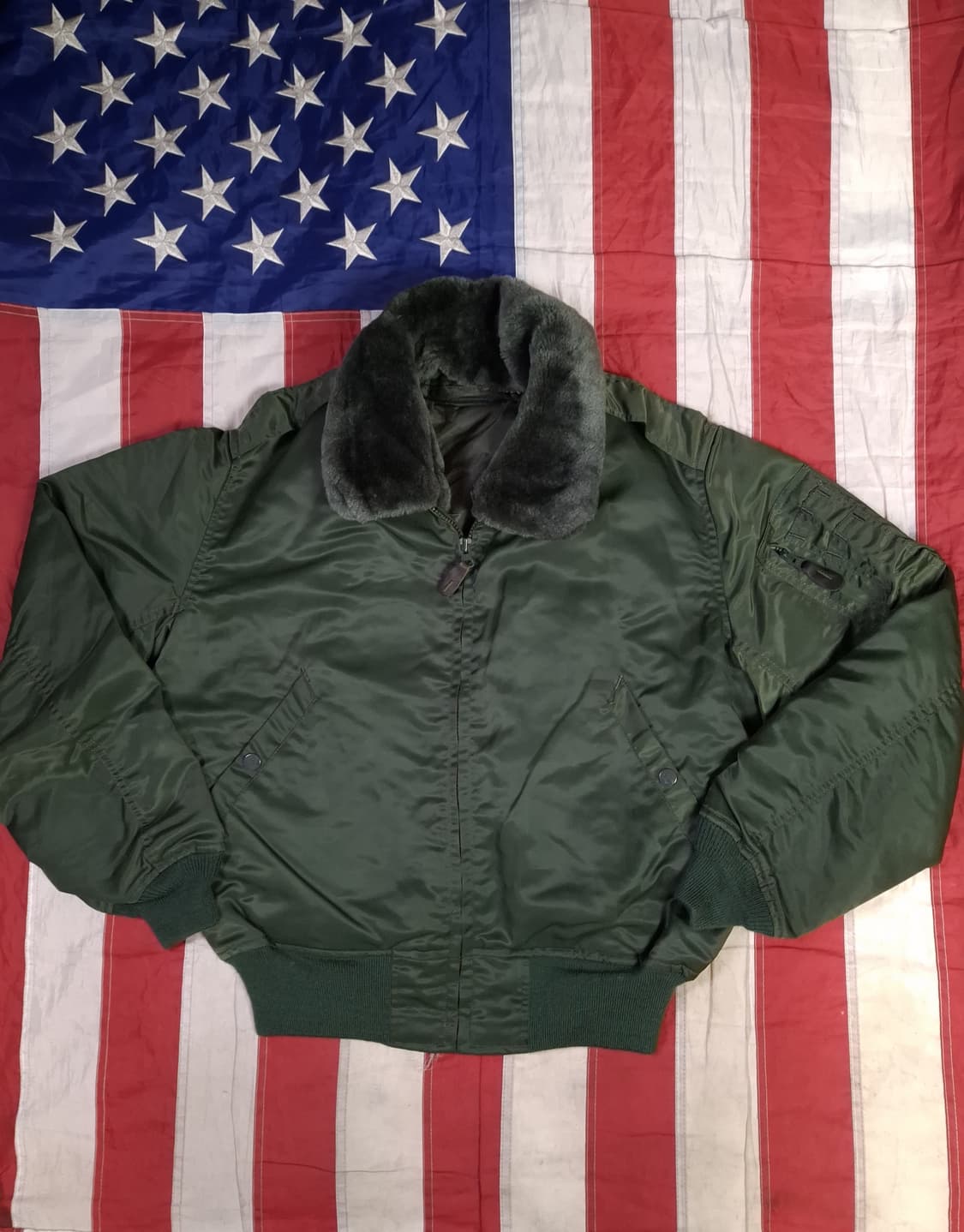 새제품 오리지날 서울의봄 80's 국군용 MA-1 항공점퍼 상품이미지1
