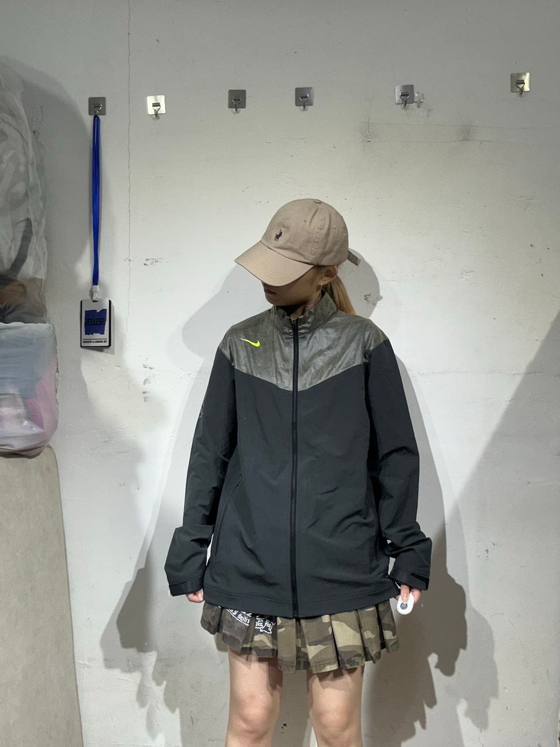 나이키 블랙 로고 트랙탑 져지 L 상품이미지2