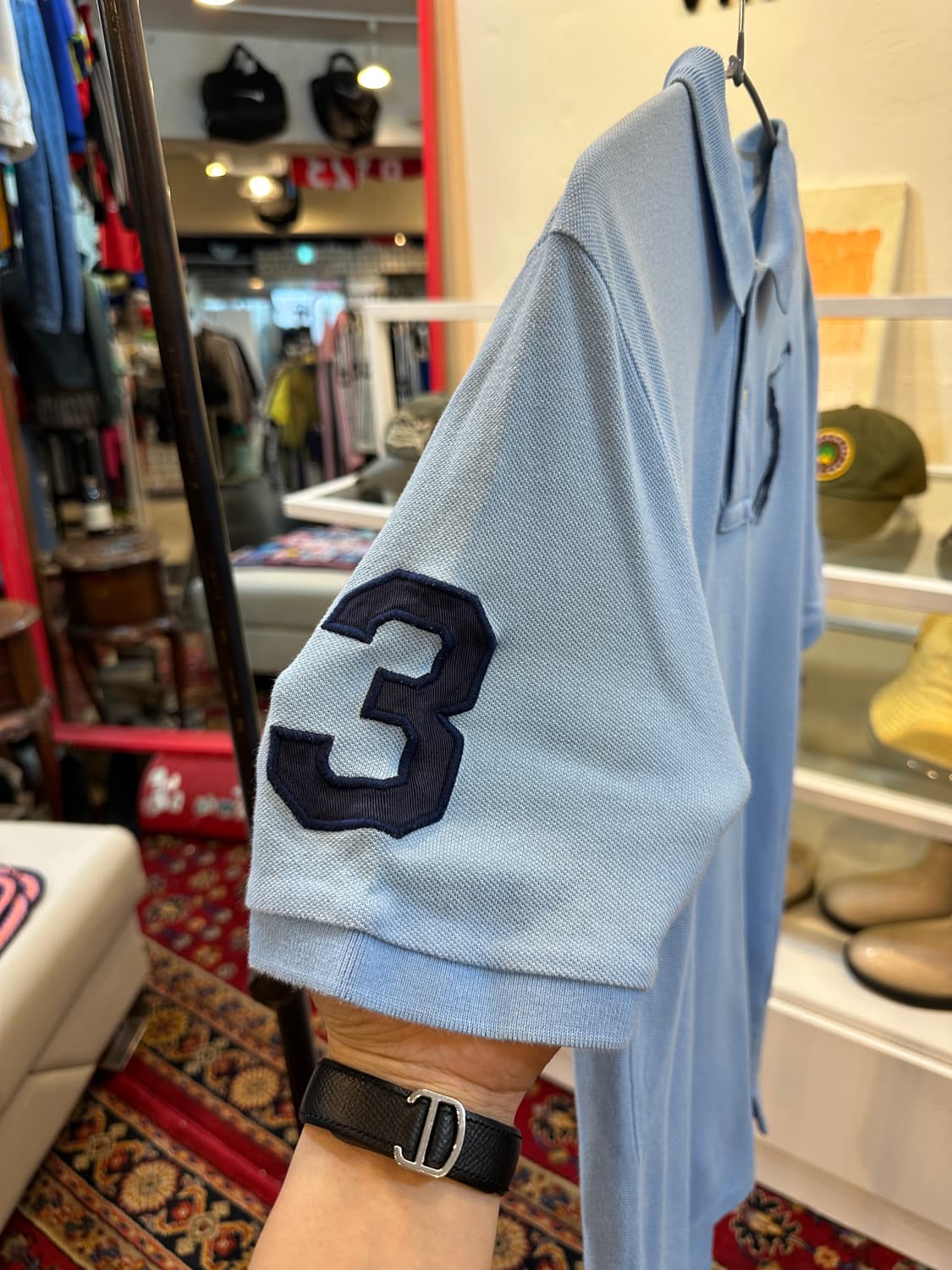 폴로 랄프로렌 빅포니 반팔 카라티 스카이블루 상품이미지3