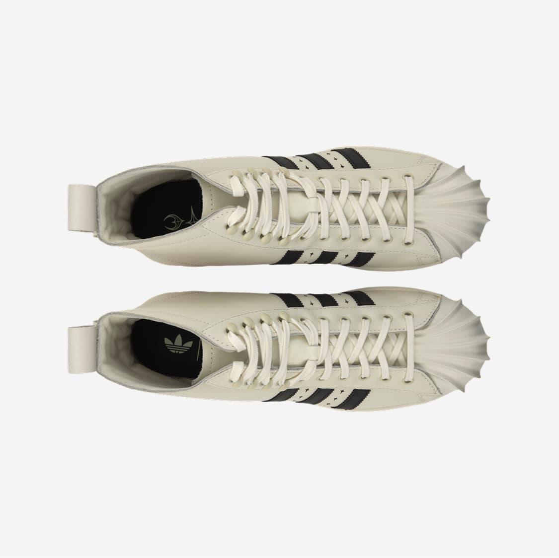 아디다스 x 떠그 클럽 슈퍼스타 부츠 럭스 오프 화이트 코어 블랙 상품이미지5