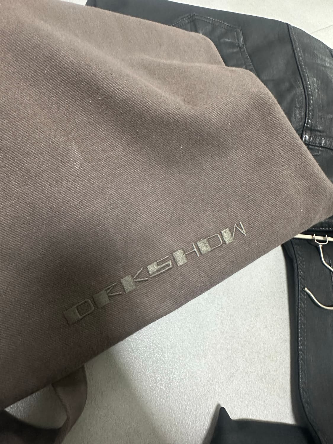 [34] 릭오웬스 다크쉐도우 디트로이트컷 블랙 왁스진 SBW 상품이미지4