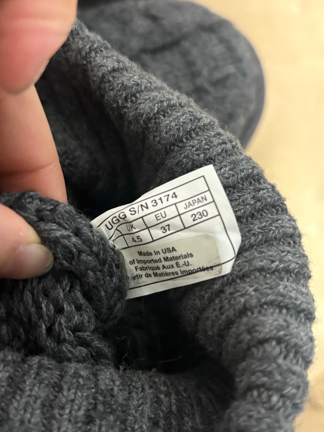 ugg 니트부츠 235-240 상품이미지5