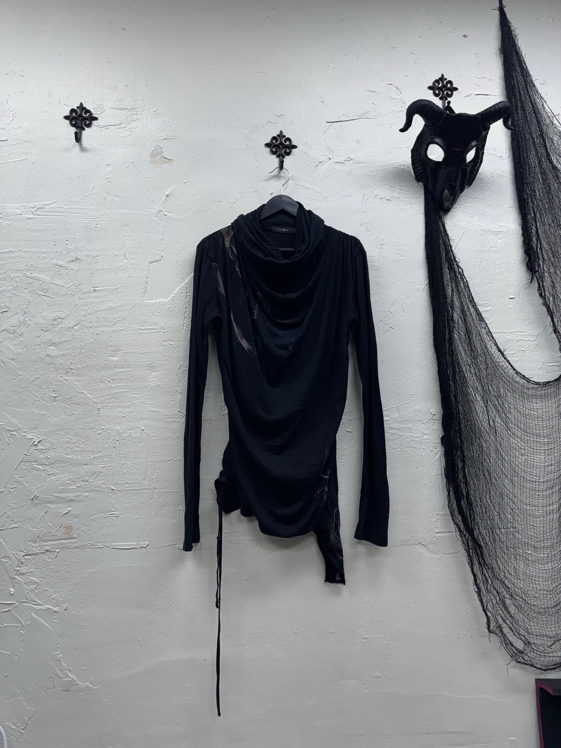 Civarize smoke asymmetry draping cut sew 상품이미지2