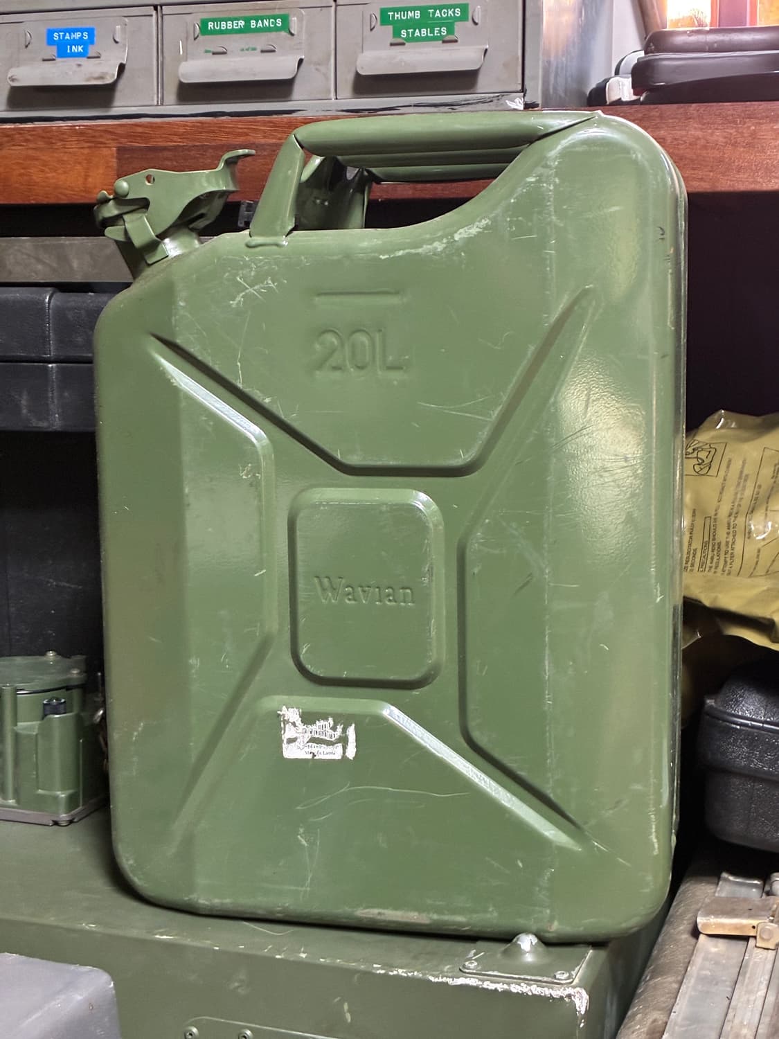 스틸 제리캔/ 밀리터리 스펙 연료통/ 20L 상품이미지1