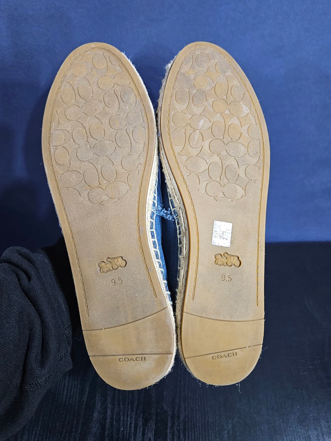 코치 에스파듀 블루 남성 발볼없는 260 슬립온  상품이미지9