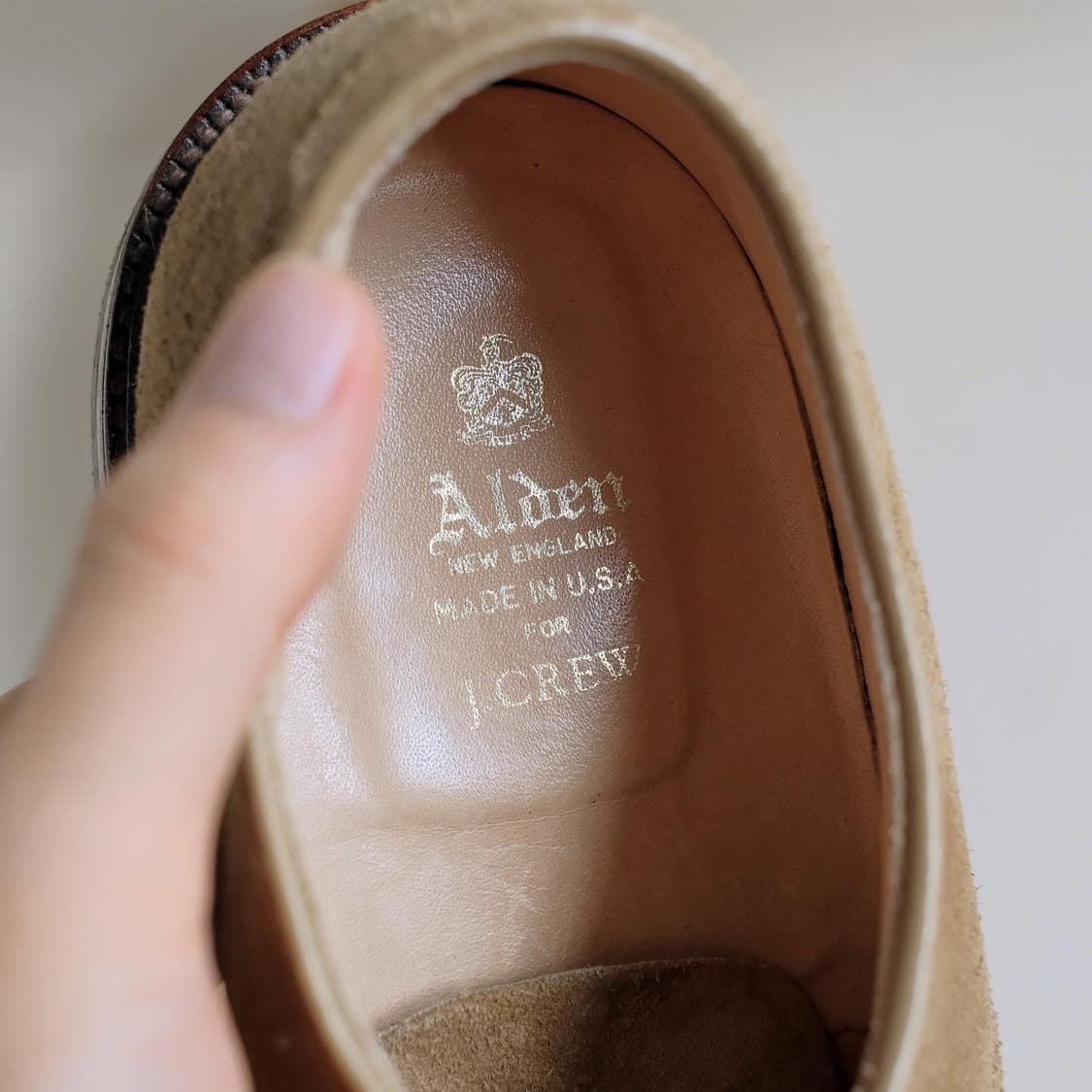 알든 29332 11D 언라인드 스웨이드 더비슈즈  상품이미지8