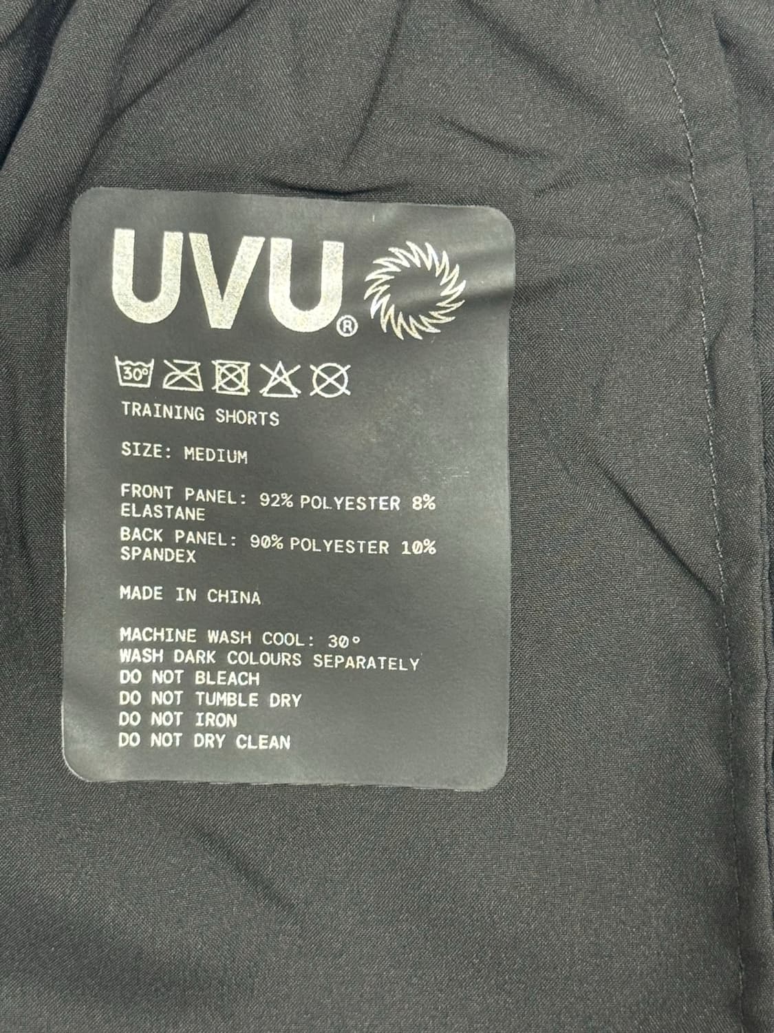 UVU 트레이닝 쇼츠 블랙 / M 사이즈 상품이미지5