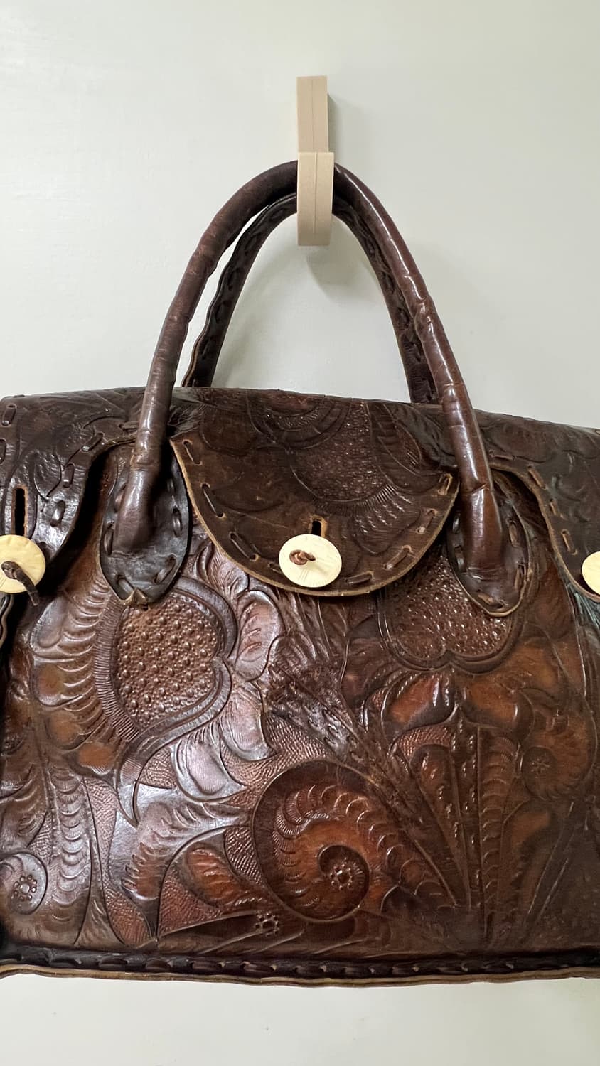 빈티지 가죽 토트백 상품이미지2