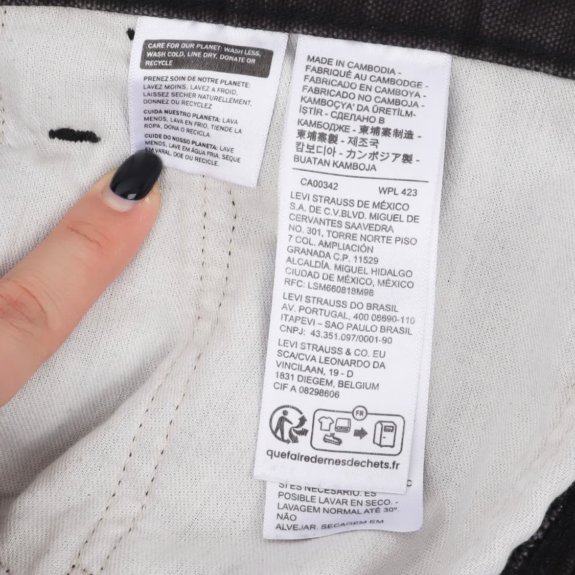 리바이스 페이드 더블니 카펜터 워크팬츠 상품이미지8