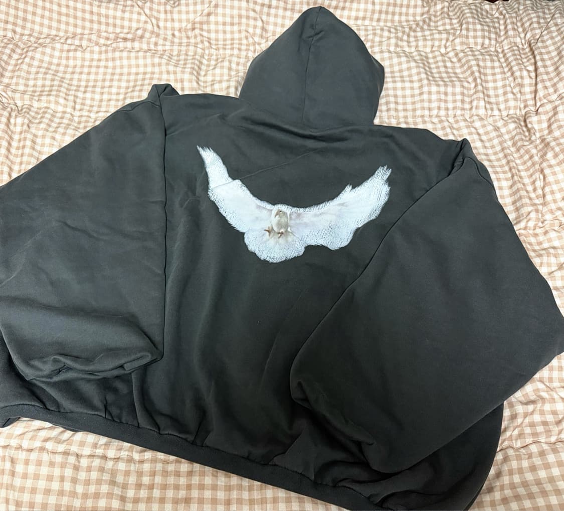 이지 갭 엔지니어드 바이 발렌시아가 도브 후드 블랙 상품이미지2