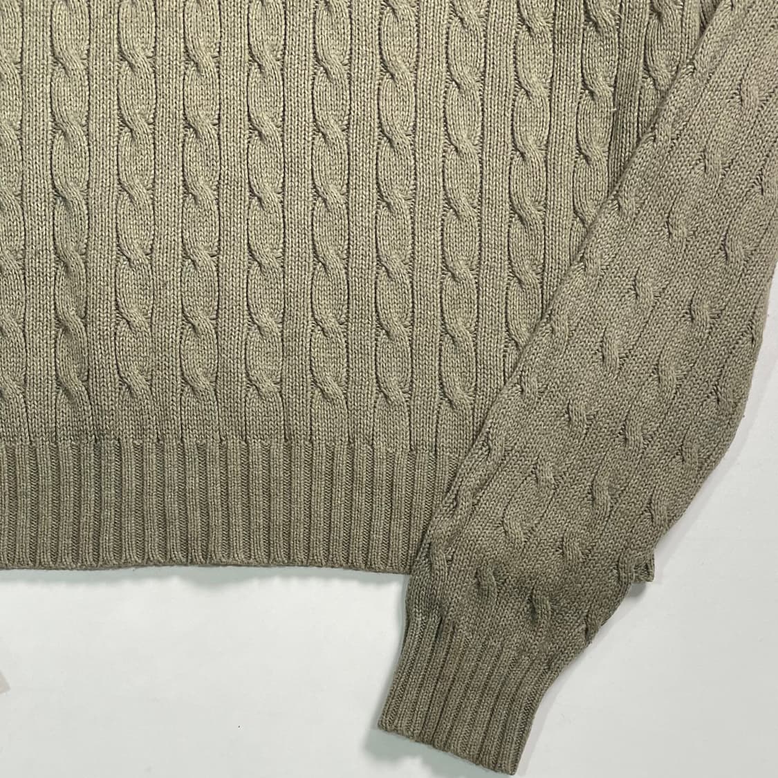 폴로 랄프로렌 카키 케이블 니트  상품이미지5