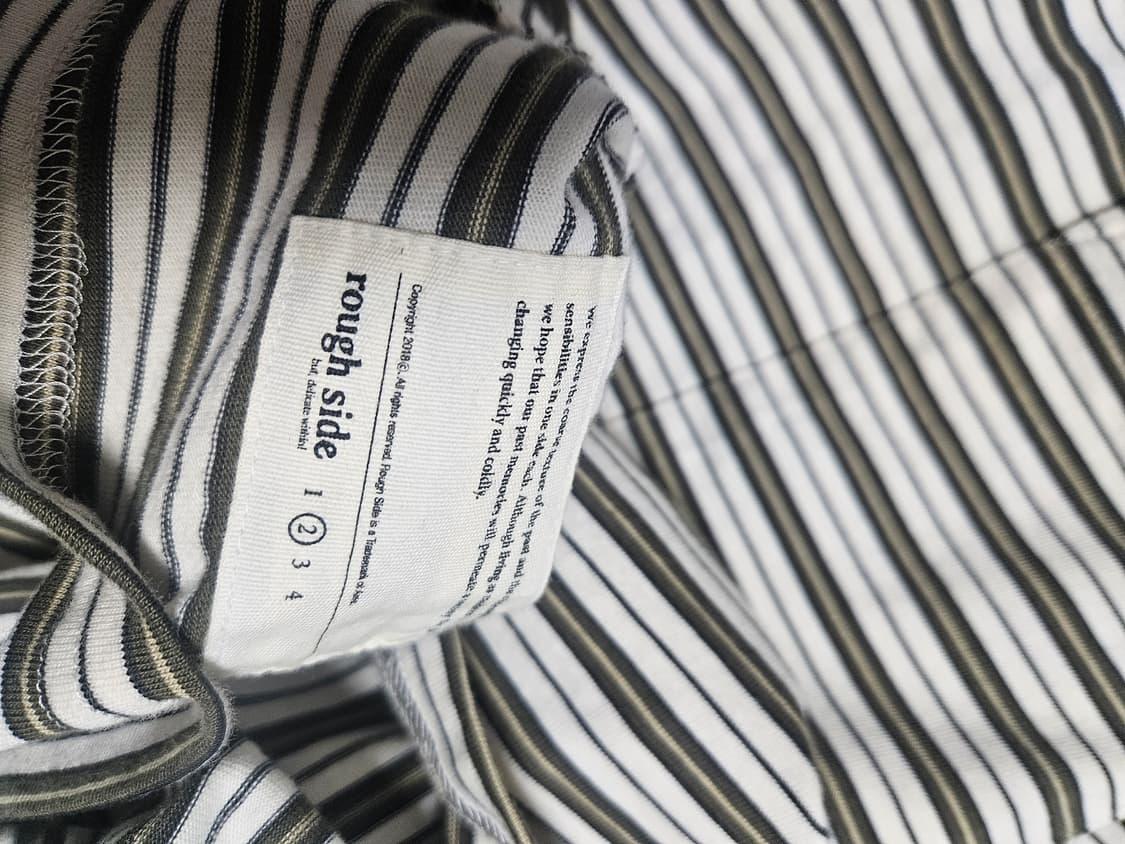 [2] 러프사이드 멀티스트라이프 롱슬리브 올리브 상품이미지2