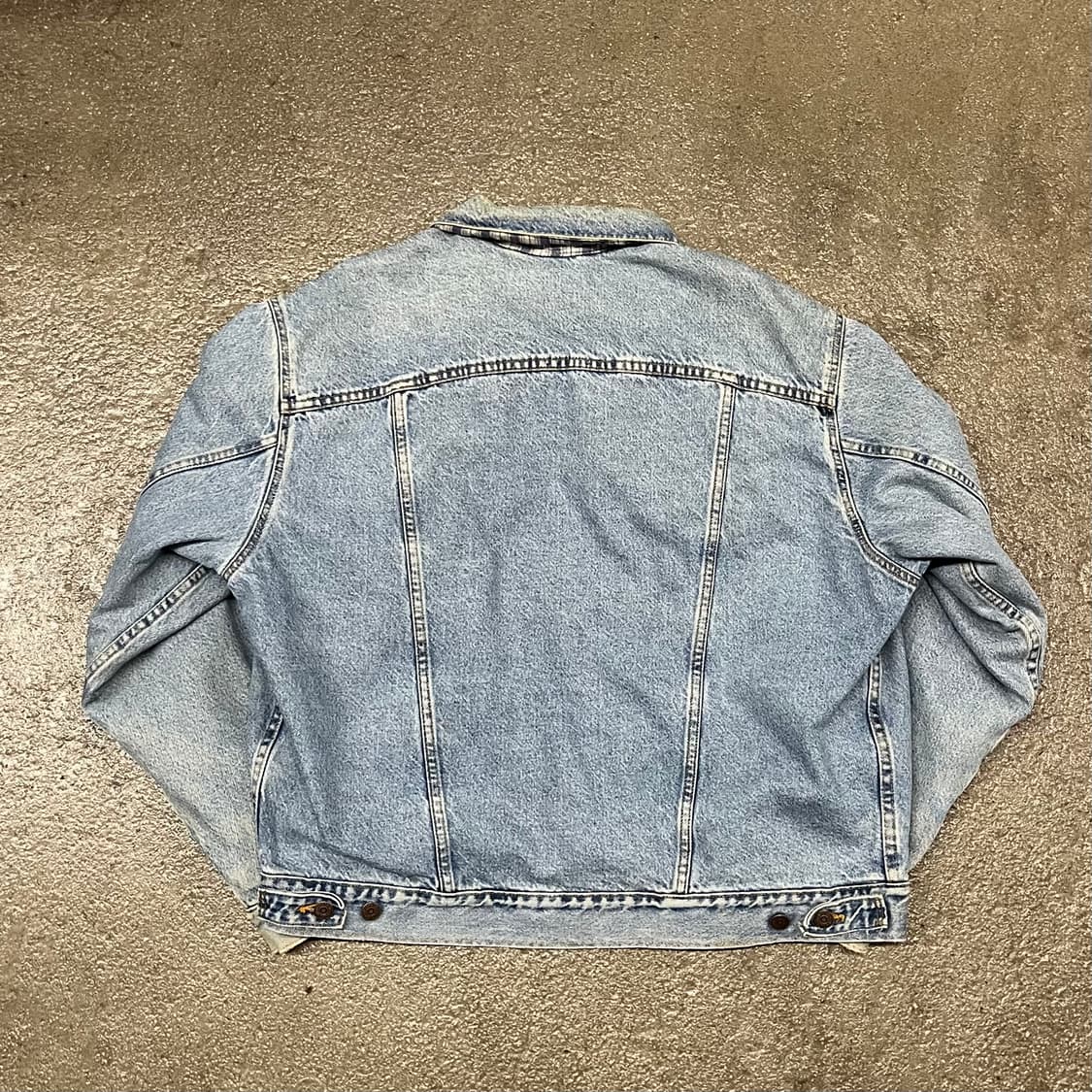 90s 리바이스 플란넬 라인드 데님 자켓 (105) 상품이미지4