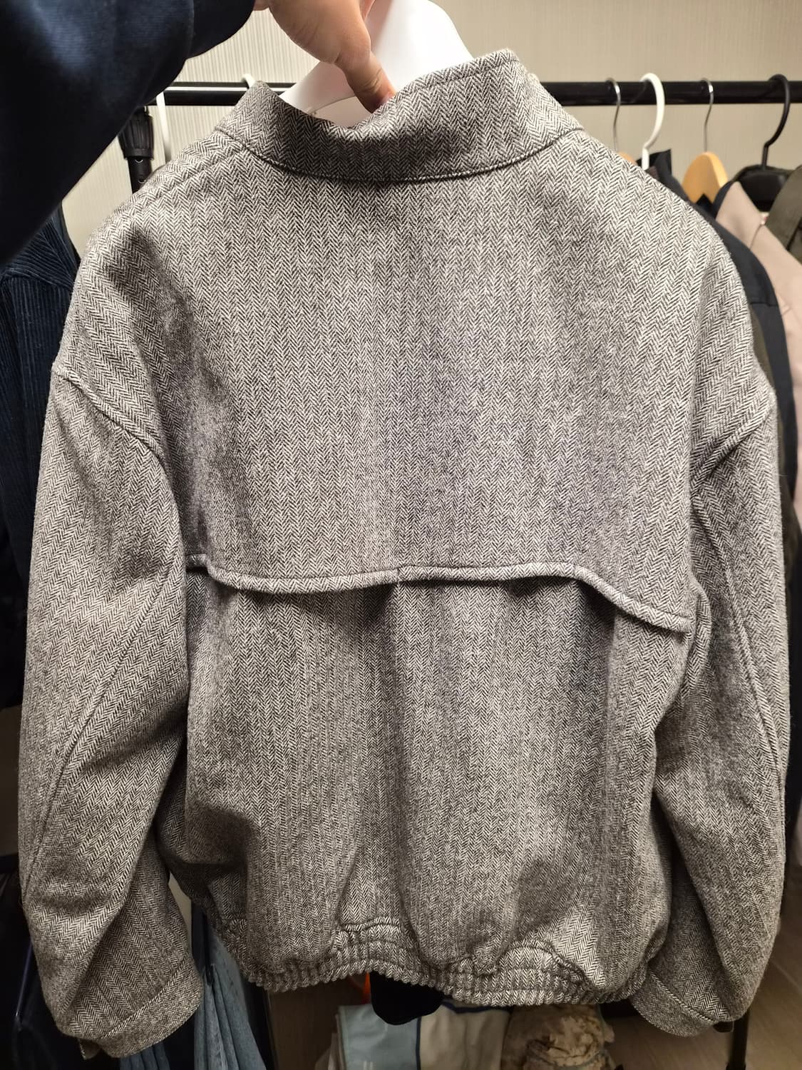 포터리 셔틀랜드 울 해링턴자켓 상품이미지2