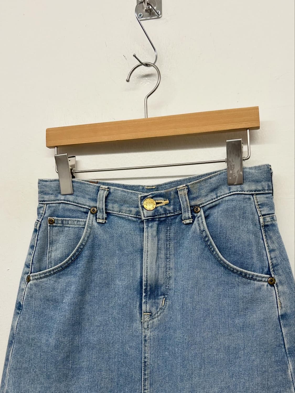 JPN Lee 오가닉 코튼 데님 스커트 상품이미지4