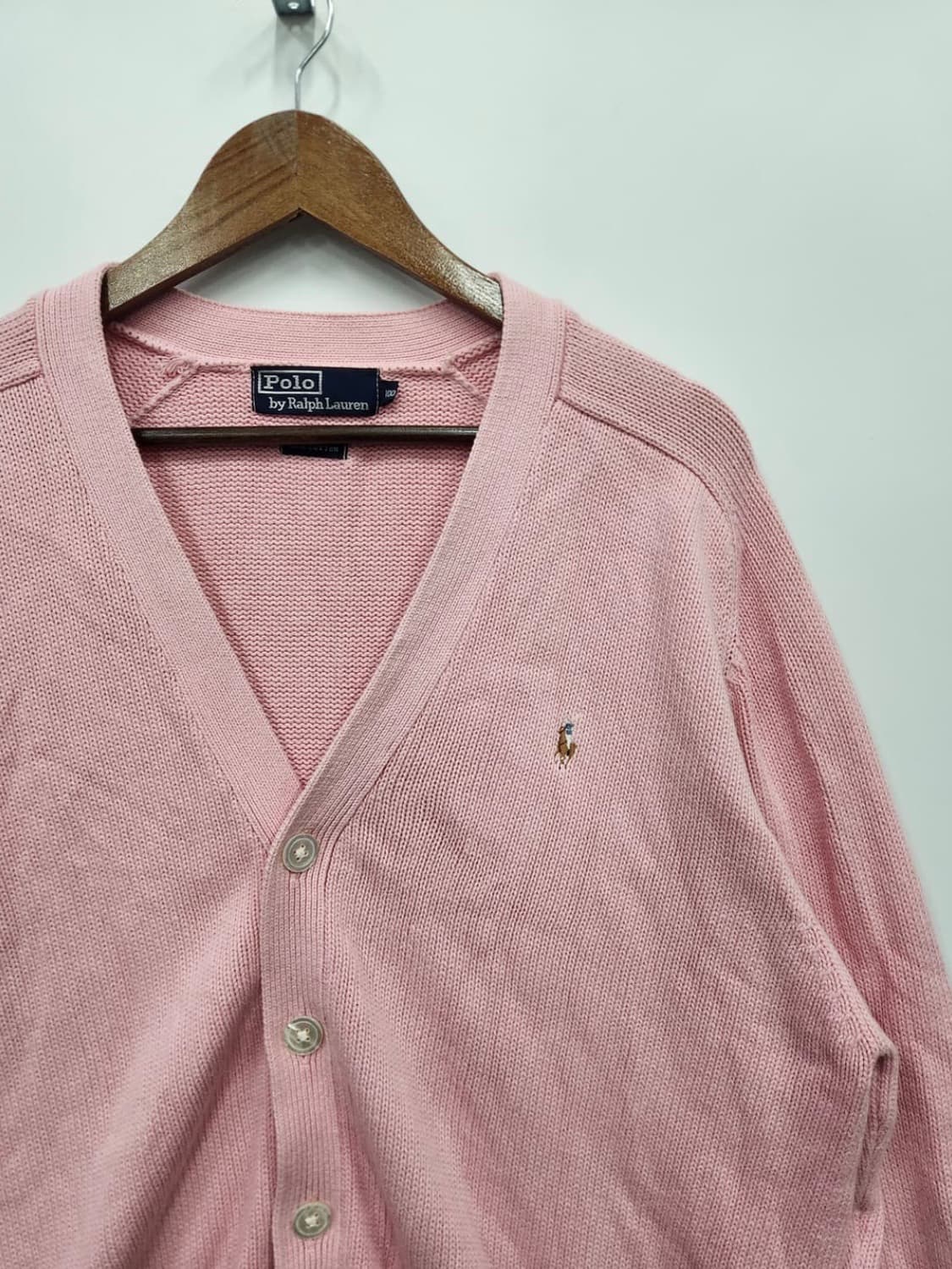 폴로 핑크 가디건  상품이미지3