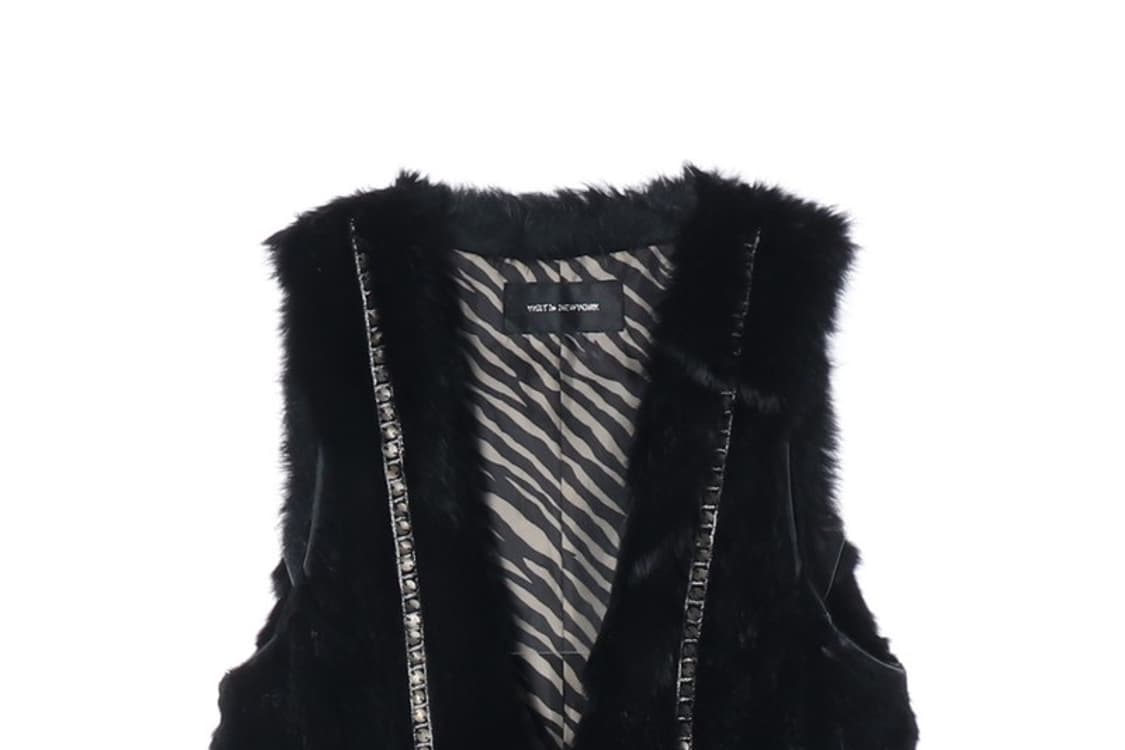 비지트인뉴욕 토끼털 베스트 상품이미지3