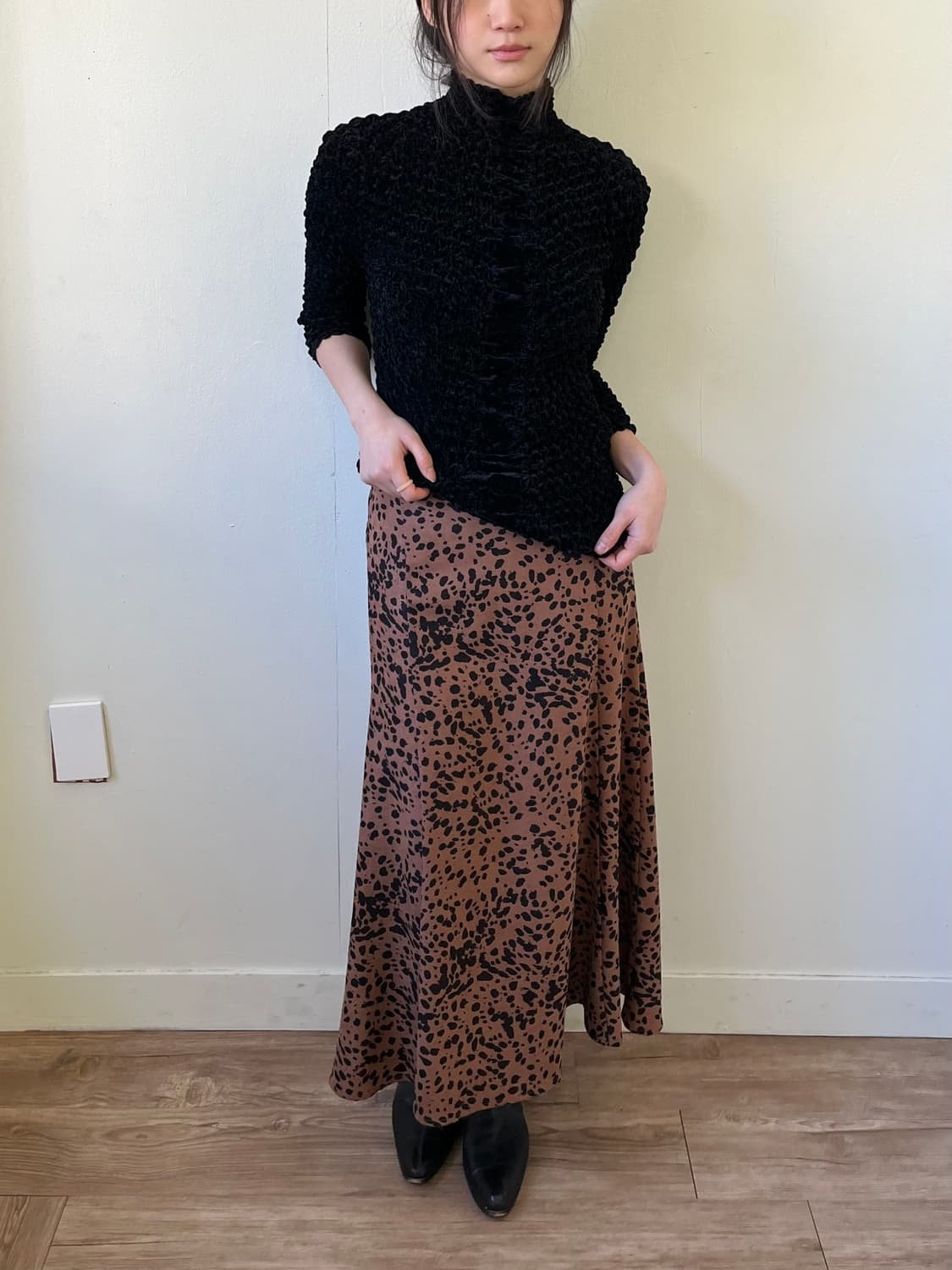 BRUND PIRTTELLI 플리츠 터틀넥 상품이미지6