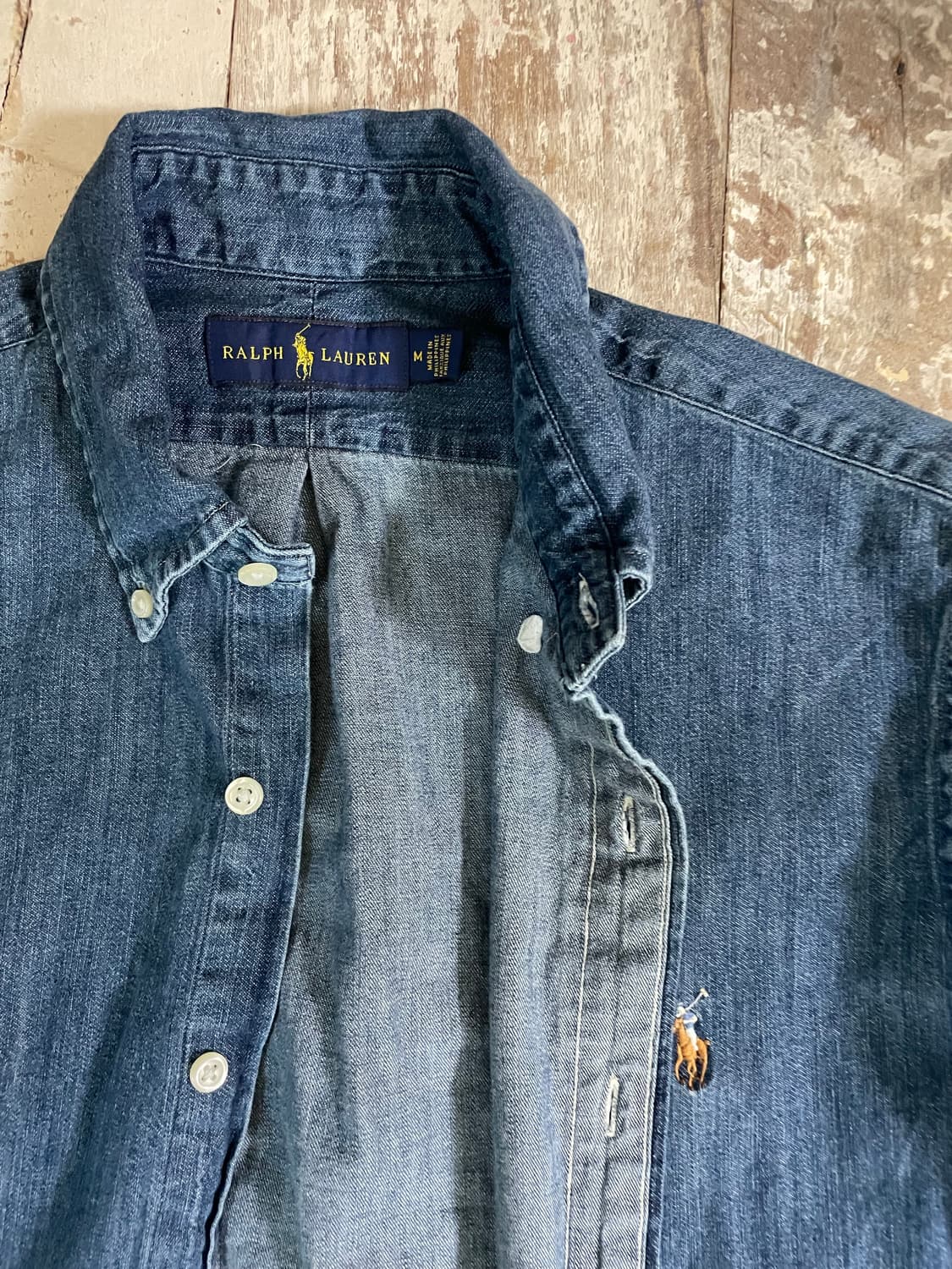 Polo Ralph Lauren Button-Down Denim Shir 상품이미지3