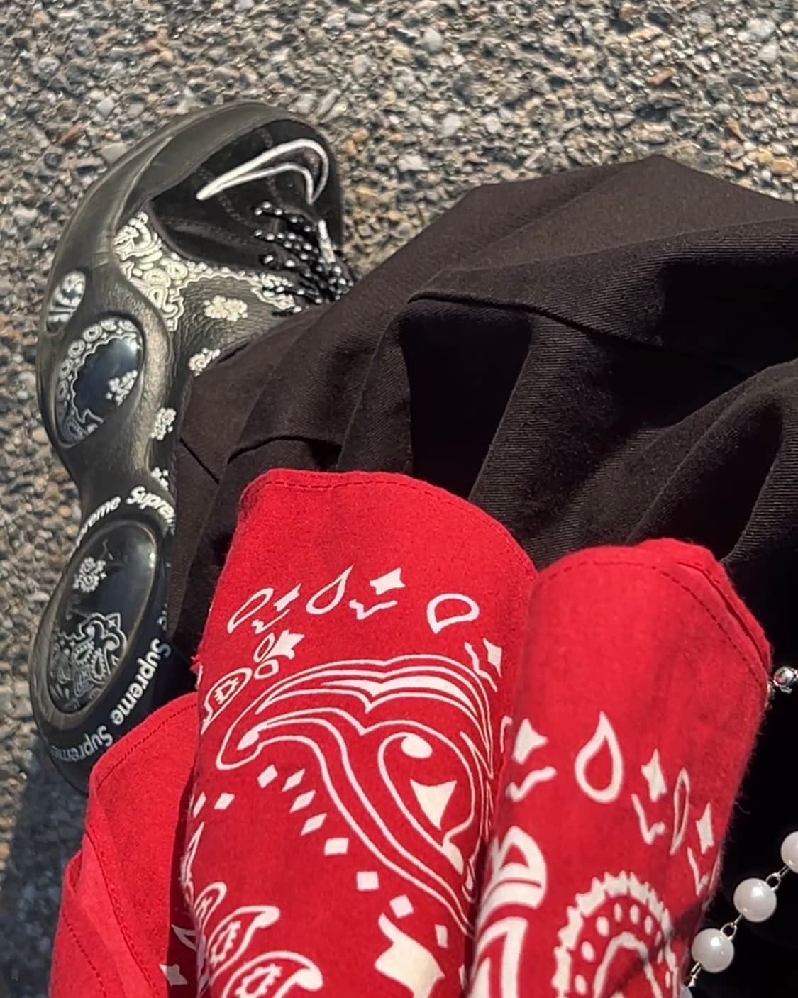 나이키 슈프림 에어 줌 플라이트 95sp 블랙 상품이미지2