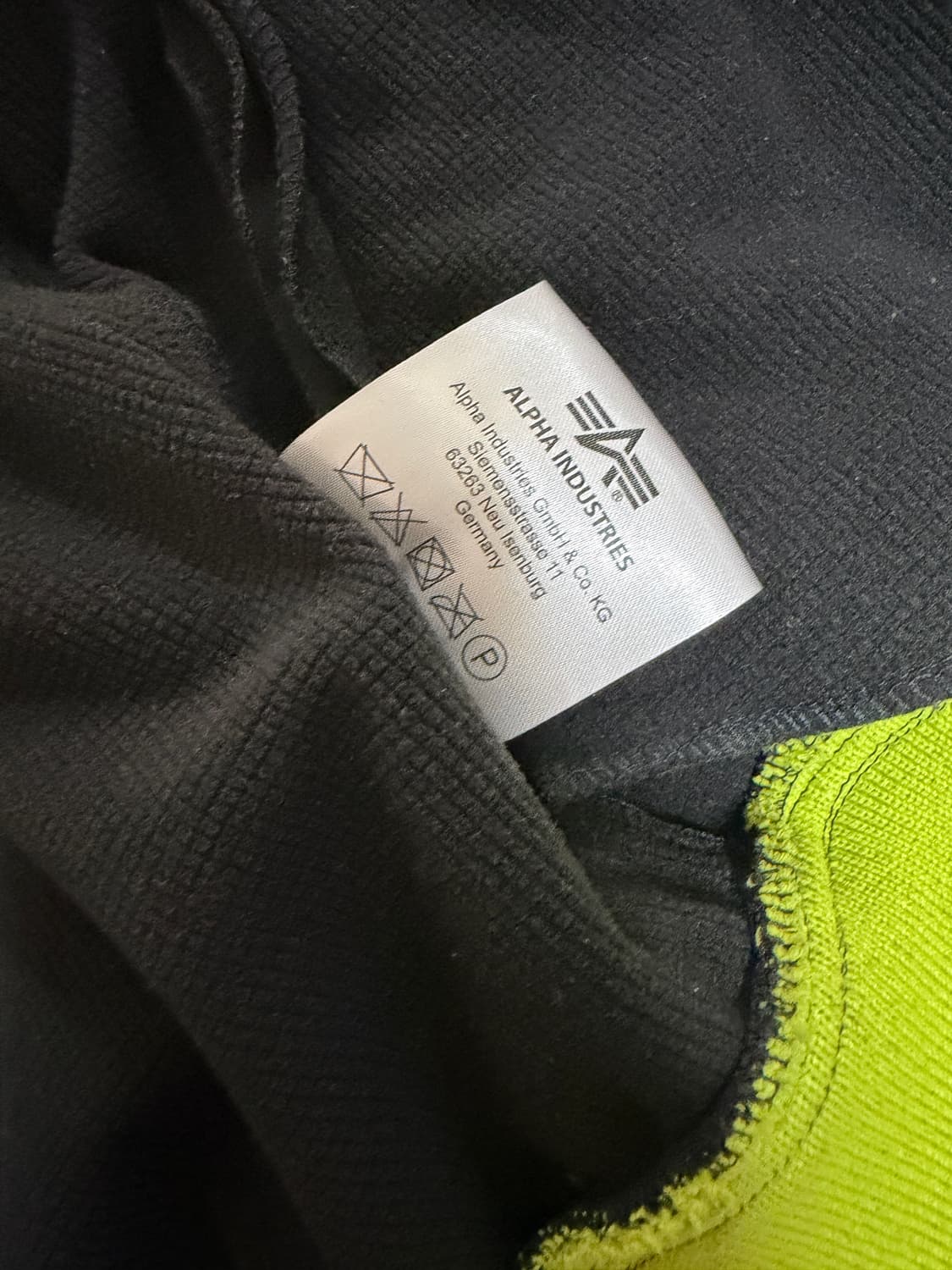 알파인더스트리 ma-1 항공점퍼 블랙 S 상품이미지4