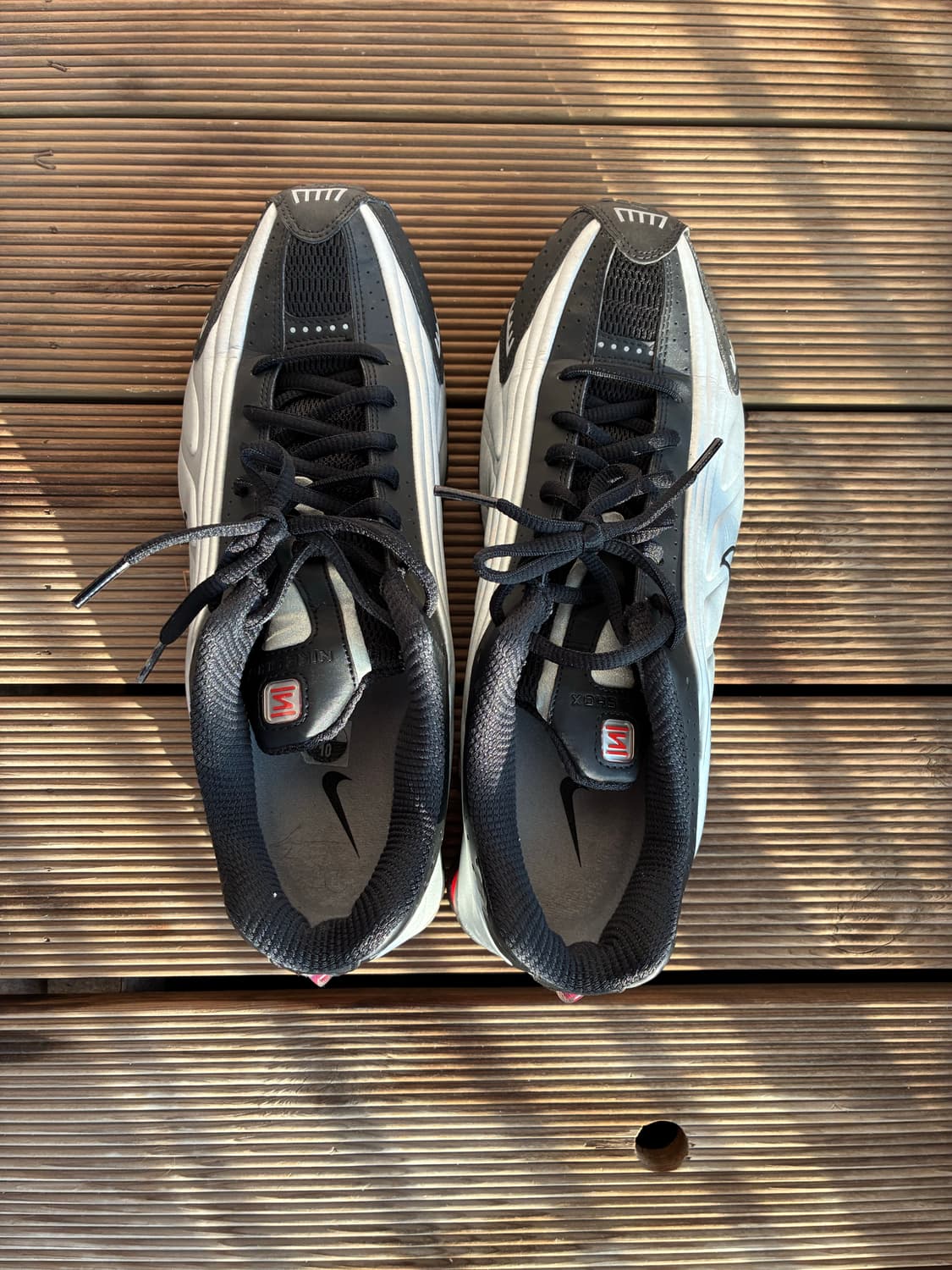 나이키 샥스 r4 메탈릭 실버 레드 상품이미지2